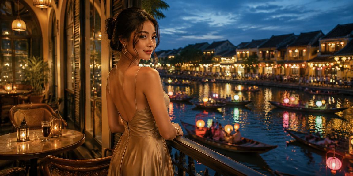 Người hâm mộ bóng đá tại Hội An xem trận và đặt cược trực tuyến bên tách cà phê buổi tối