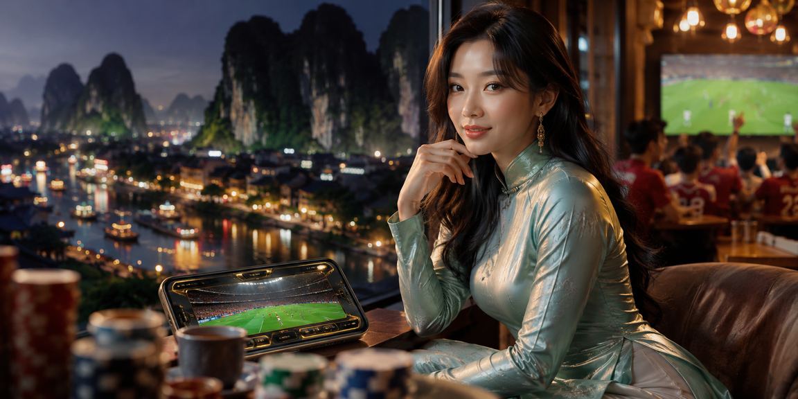 Người chơi tìm hiểu thông tin cá cược tại Ninh Bình với trang phục áo dài