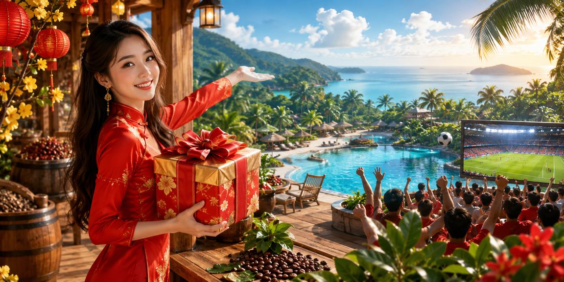 Người dùng xem thông tin cá cược và tỷ lệ kèo tại Phú Quốc bên ly cà phê